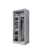 Armadio BA170 - 4604 bianco - 90 x 210 x 57,5 cm