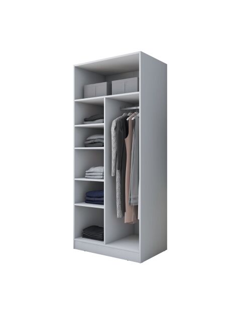 Armadio BA170 - 4604 bianco - 90 x 210 x 57,5 cm
