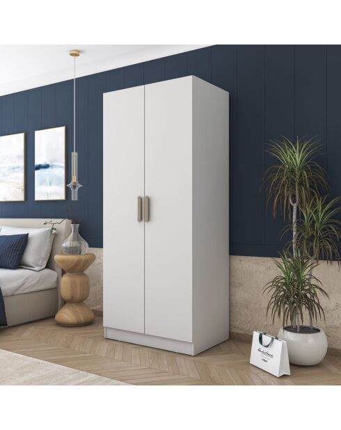 Armario BA170 - 4604 blanco - 90 x 210 x 57,5 cm