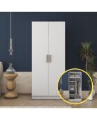 Armadio BA170 - 4604 bianco - 90 x 210 x 57,5 cm