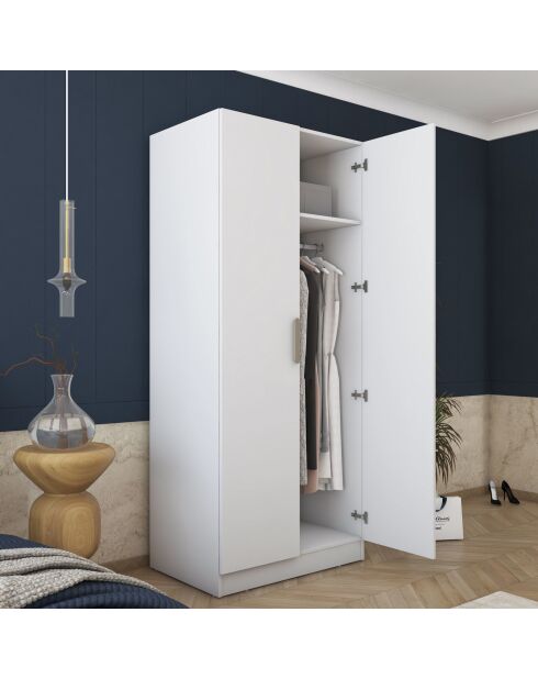 Armario BA170 - 4604 blanco - 90 x 210 x 57,5 cm