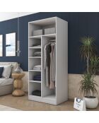 Armadio BA170 - 4604 bianco - 90 x 210 x 57,5 cm