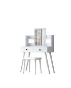 BJ159 make-uptafel - 3998 wit - 103x133,8x40 cm/45x35 cm
