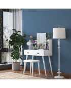 BJ159 make-uptafel - 3998 wit - 103x133,8x40 cm/45x35 cm