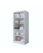 Armadio BA188 - 4569 bianco - 90 x 210 x 57,5 cm