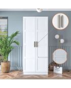 Armadio BA188 - 4569 bianco - 90 x 210 x 57,5 cm