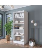 Armadio BA188 - 4569 bianco - 90 x 210 x 57,5 cm
