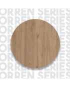 OR2-S eikenhouten keukentafel - 120x88,2x60 cm