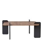 Marais salontafel Atlantic denne/antraciet - 117x35x117 cm