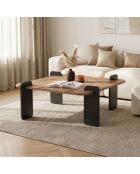 Marais salontafel Atlantic denne/antraciet - 117x35x117 cm