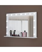 Tavolo da trucco EF110 - 5167 bianco - 120x71,8x15 cm