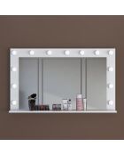 Tavolo da trucco EF110 - 5167 bianco - 120x71,8x15 cm