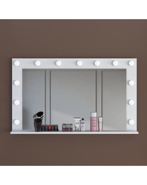 Tavolo da trucco EF110 - 5167 bianco - 120x71,8x15 cm