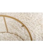 Aurum 80 salontafel goud/transparant - 80x43x80 cm