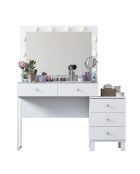Tavolo da trucco BJ150 - 3867 bianco - 120 x 141,8 x 40 cm