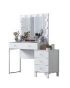 Tavolo da trucco BJ150 - 3867 bianco - 120 x 141,8 x 40 cm
