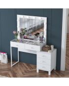 Tavolo da trucco BJ150 - 3867 bianco - 120 x 141,8 x 40 cm