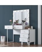 Tavolo da trucco BJ150 - 3867 bianco - 120 x 141,8 x 40 cm