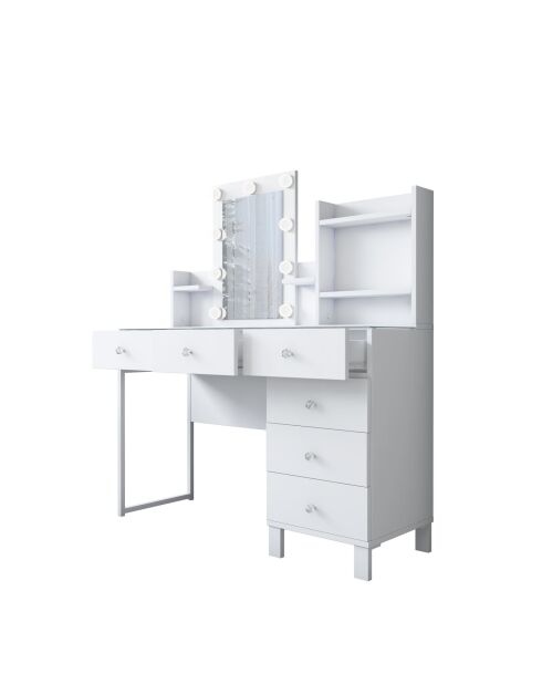 Tavolo da trucco BJ141 - 3837 bianco - 120 x 136,8 x 40 cm