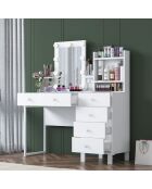 Tavolo da trucco BJ141 - 3837 bianco - 120 x 136,8 x 40 cm