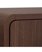 Porta TV Mirel in noce - 180x52x34 cm