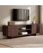 Porta TV Mirel in noce - 180x52x34 cm