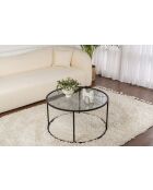 Salontafel Aurum 80 zwart/grijs - 80x43x80 cm