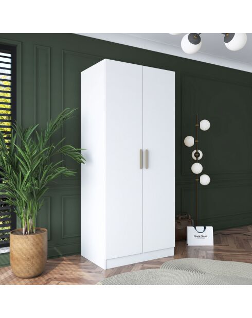 Armario BA160 - 4525 blanco - 90 x 210 x 57,5 cm