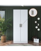 Armadio BA160 - 4525 bianco - 90 x 210 x 57,5 cm