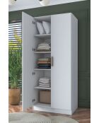 Armadio BA160 - 4525 bianco - 90 x 210 x 57,5 cm