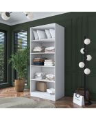 Armadio BA160 - 4525 bianco - 90 x 210 x 57,5 cm