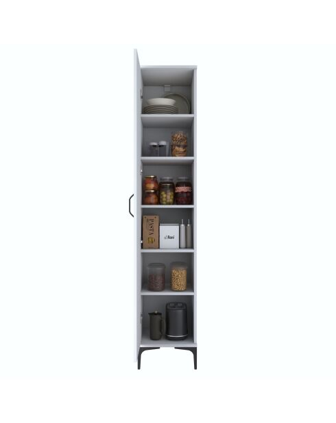 Armoire multifonctionnelle JE252 - 4734 blanc - 40x204,2x45 cm