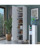 Armoire multifonctionnelle JE252 - 4734 blanc - 40x204,2x45 cm