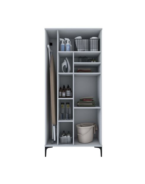 Armoire de toilette KC103 - 4679 blanc - 90 x 198,6 x 45 cm