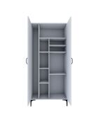 Armoire de toilette KC103 - 4679 blanc - 90 x 198,6 x 45 cm