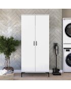 Armoire de toilette KC103 - 4679 blanc - 90 x 198,6 x 45 cm