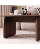 Pietra Milan salontafel in notenhout - 100x42x60 cm