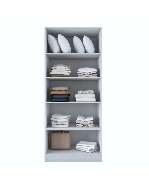 Armadio BA202 - 4593 bianco - 90 x 210 x 57,5 cm
