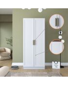 Armadio BA202 - 4593 bianco - 90 x 210 x 57,5 cm