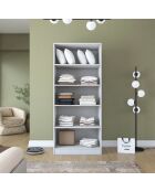 Armadio BA202 - 4593 bianco - 90 x 210 x 57,5 cm
