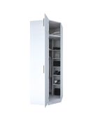 Armadio BA213 - 4689 bianco - 91 x 255 x 57,5 cm