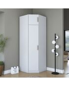 Armadio BA213 - 4689 bianco - 91 x 255 x 57,5 cm