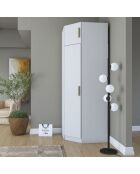 Armadio BA213 - 4689 bianco - 91 x 255 x 57,5 cm