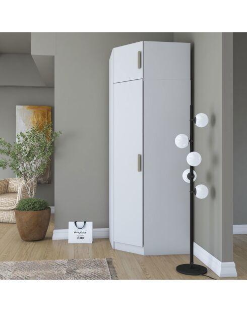 Armario BA213 - 4689 blanco - 91 x 255 x 57,5 cm