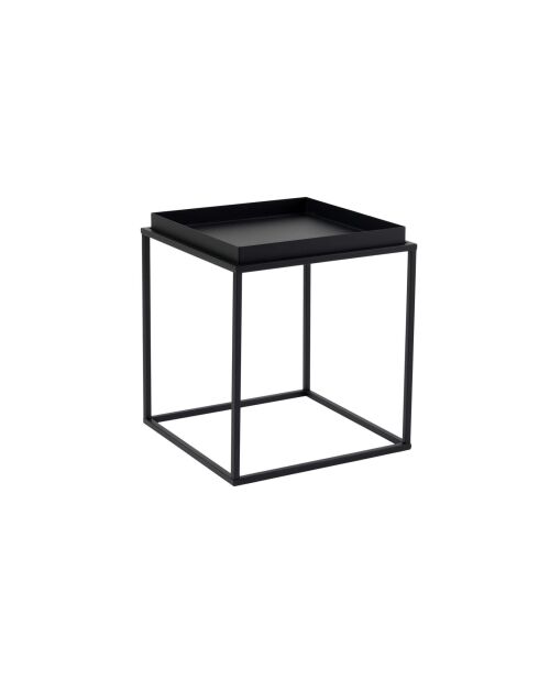 Shb-018 zwarte salontafel - 45x45x52 cm