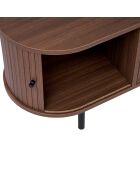 Porta TV in noce delicato - 180x47x40 cm