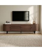 Porta TV in noce delicato - 180x47x40 cm