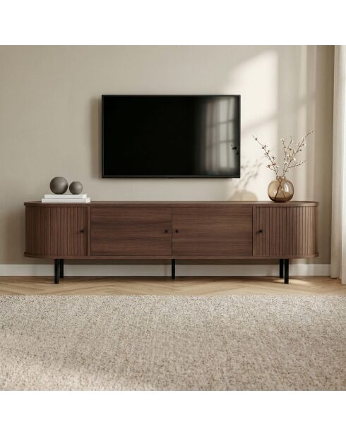 Soporte de TV Gentle Walnut - 180x47x40 cm