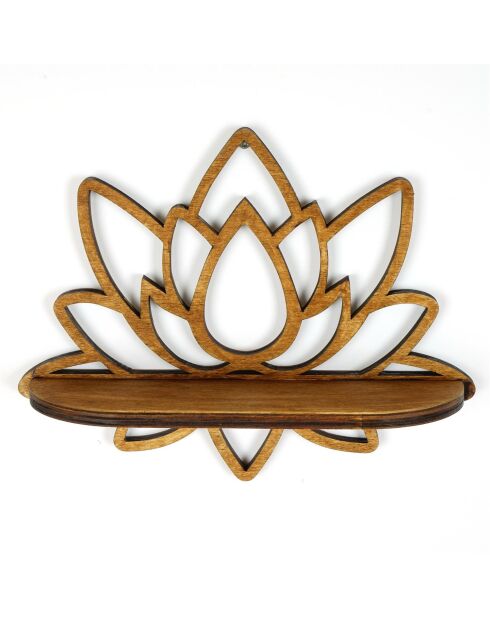 Étagère murale Raf264 noyer - 33x26x10 cm