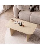 Pietra salontafel Compass eikenhout - 100x42x60 cm